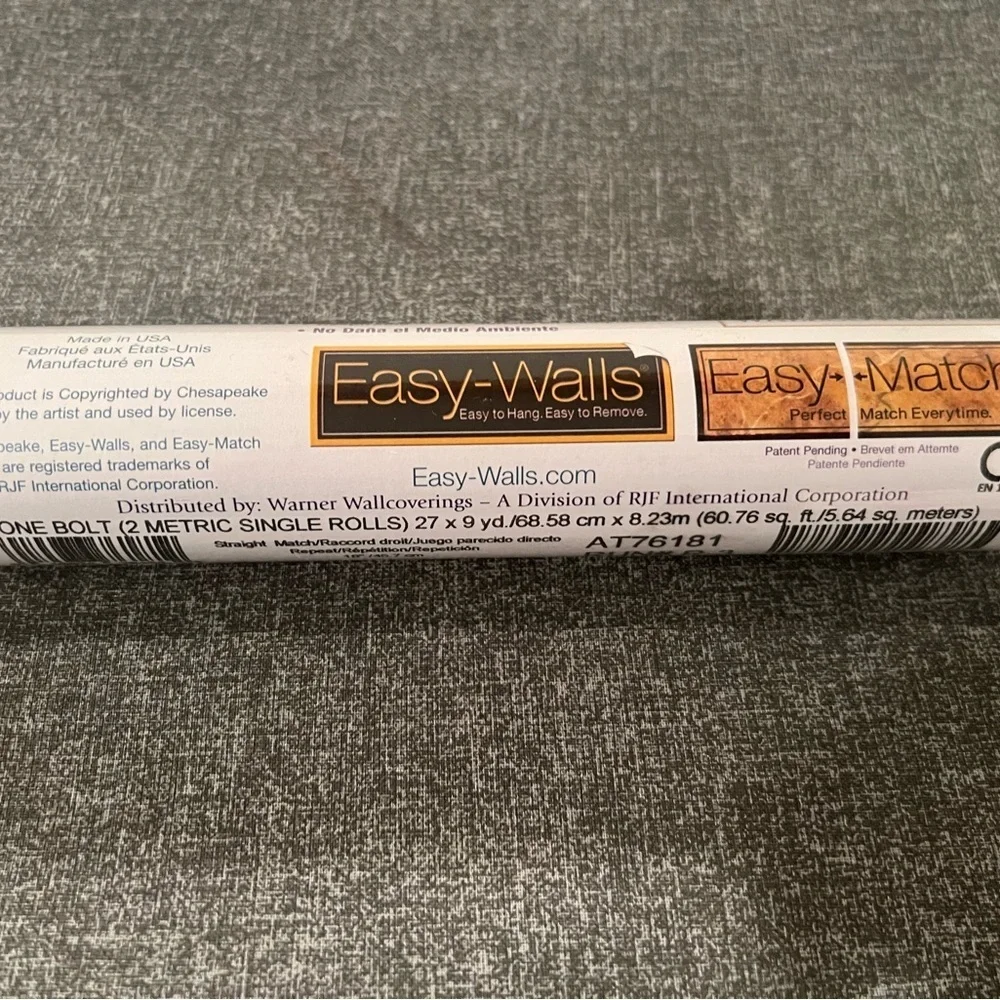 EASY WALLS Elegant Brown Wallpaper Roll/size 27x9yd